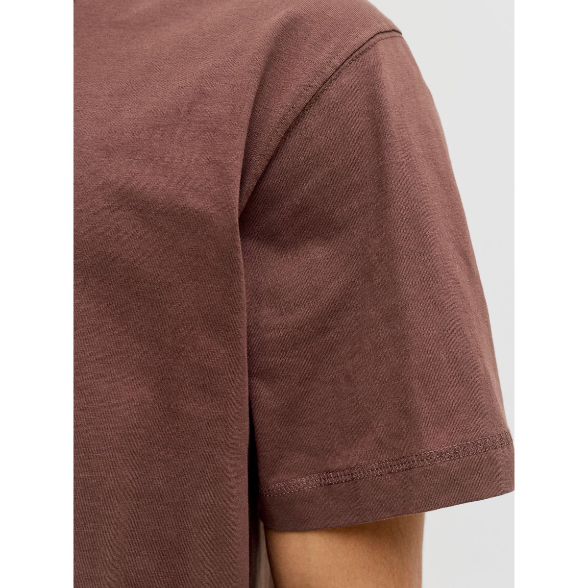 T-Shirt deep mahogany, JACK & JONES
