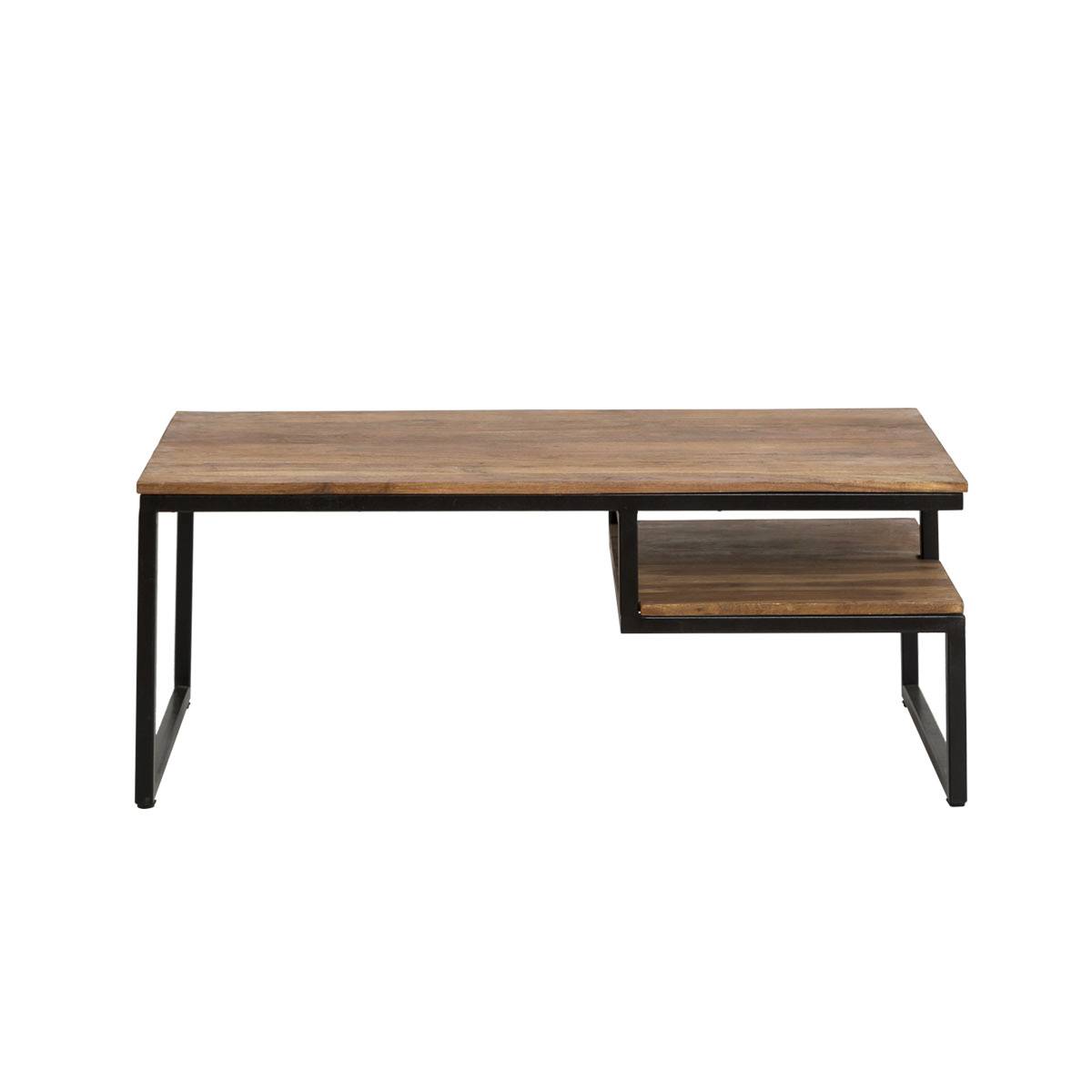 Table basse en bois d'acacia HAVANA bois foncé, MADE IN MEUBLES
