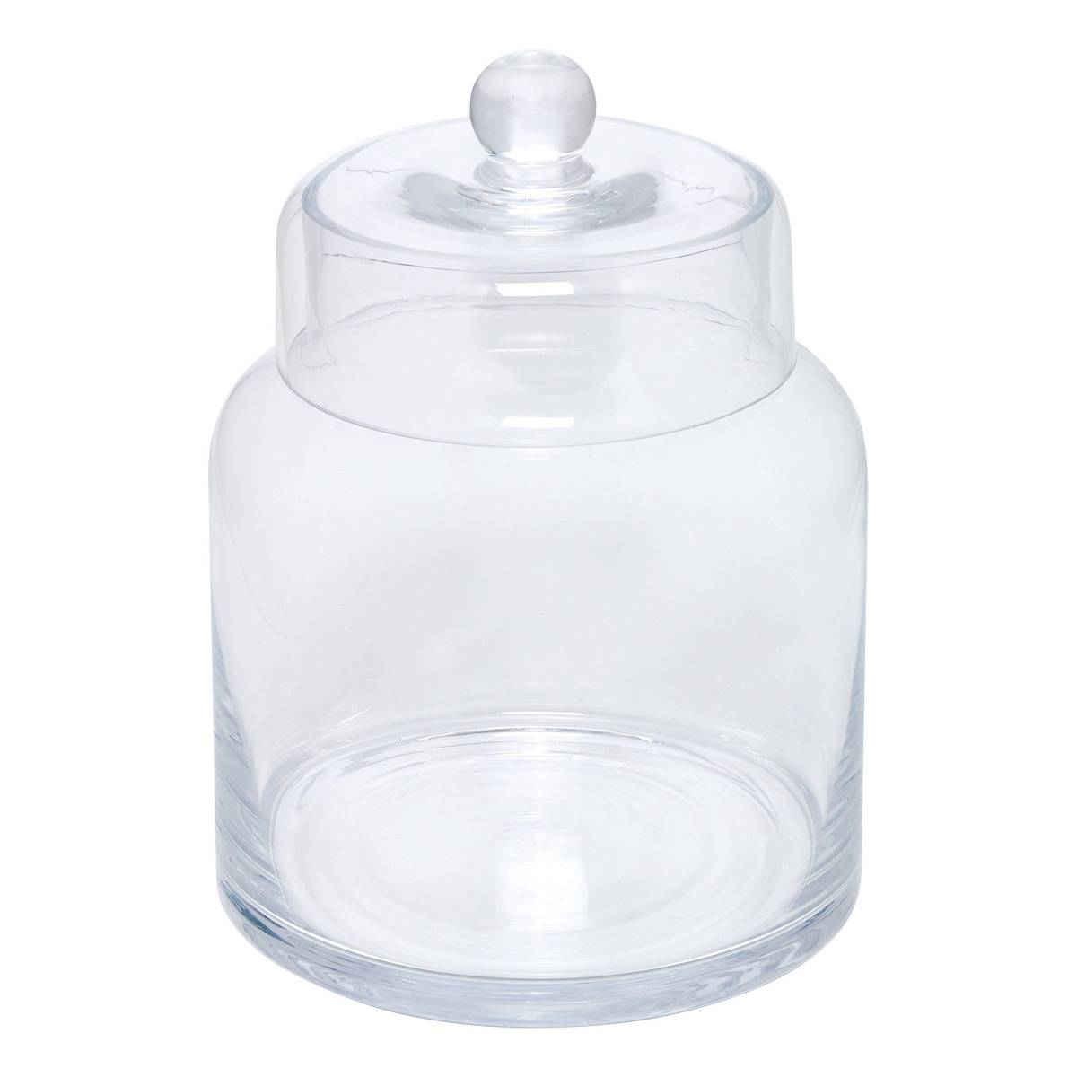 Bonbonnière ronde petit format transparent, 5FIVE SIMPLY SMART