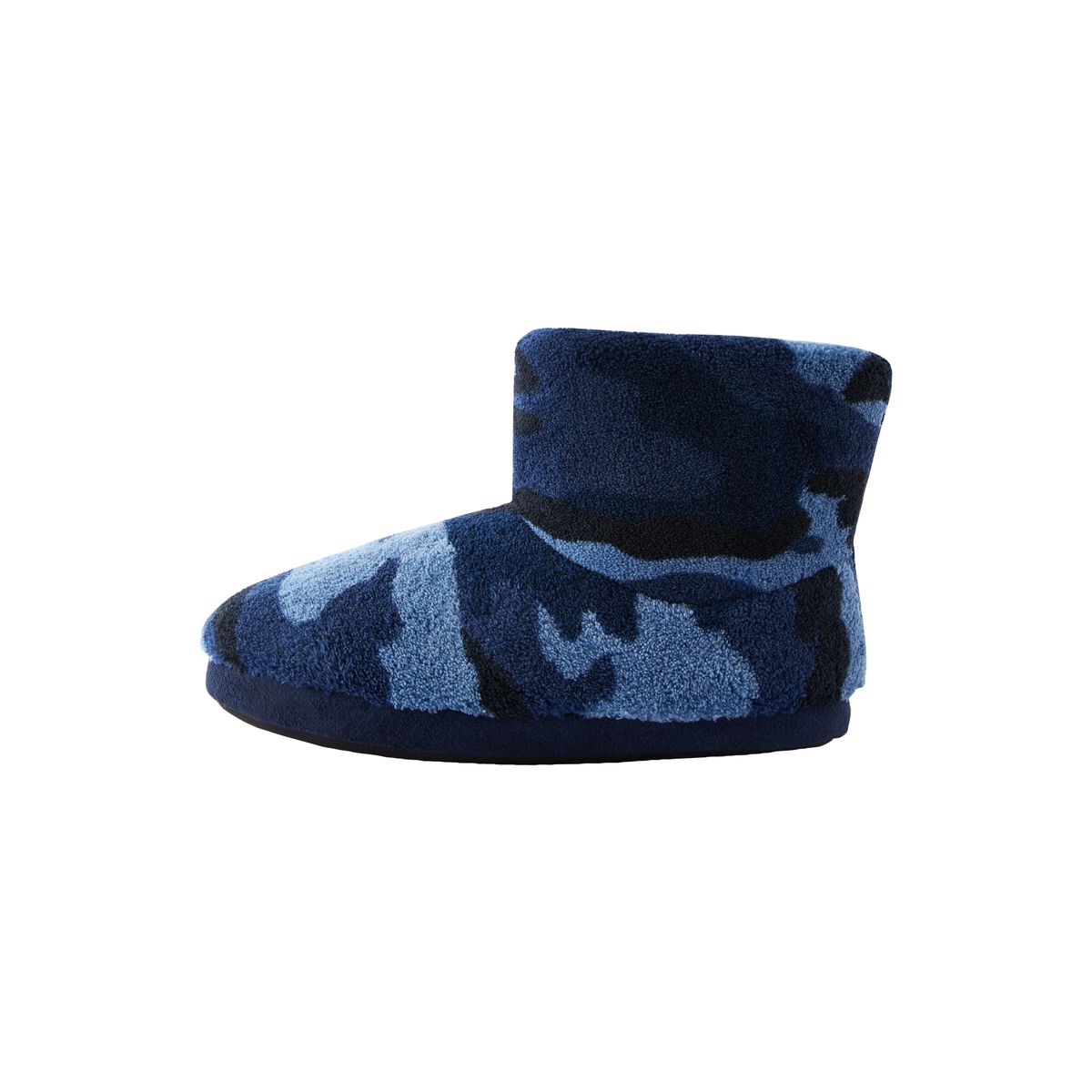 Chaussons doublés camouflage bleu, NEXT