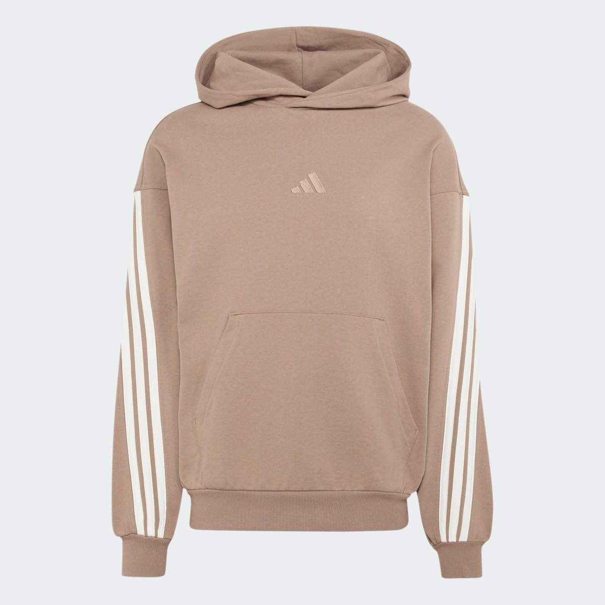 Sweat-Shirt À Capuche Adidas Kit 3-Stripes Sweat-Shirt À Capuche Adidas Kit 3-Stripes khaki six / off white, ADIDAS SPORTSWEAR
