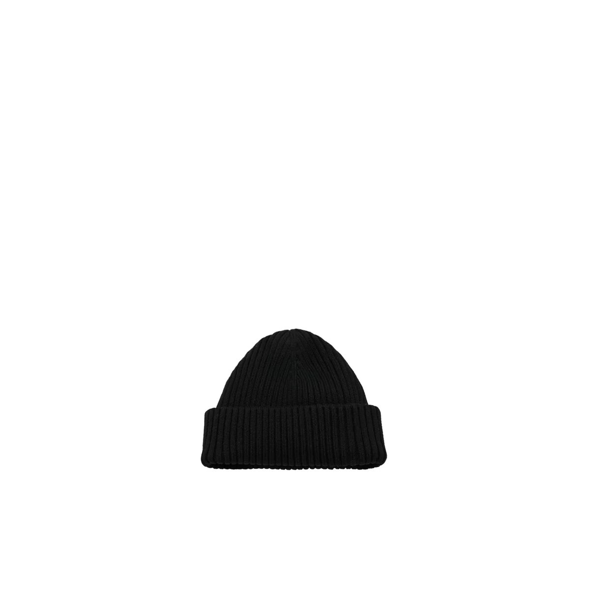 Bonnet coton maille côtelée noir, MANGO MAN