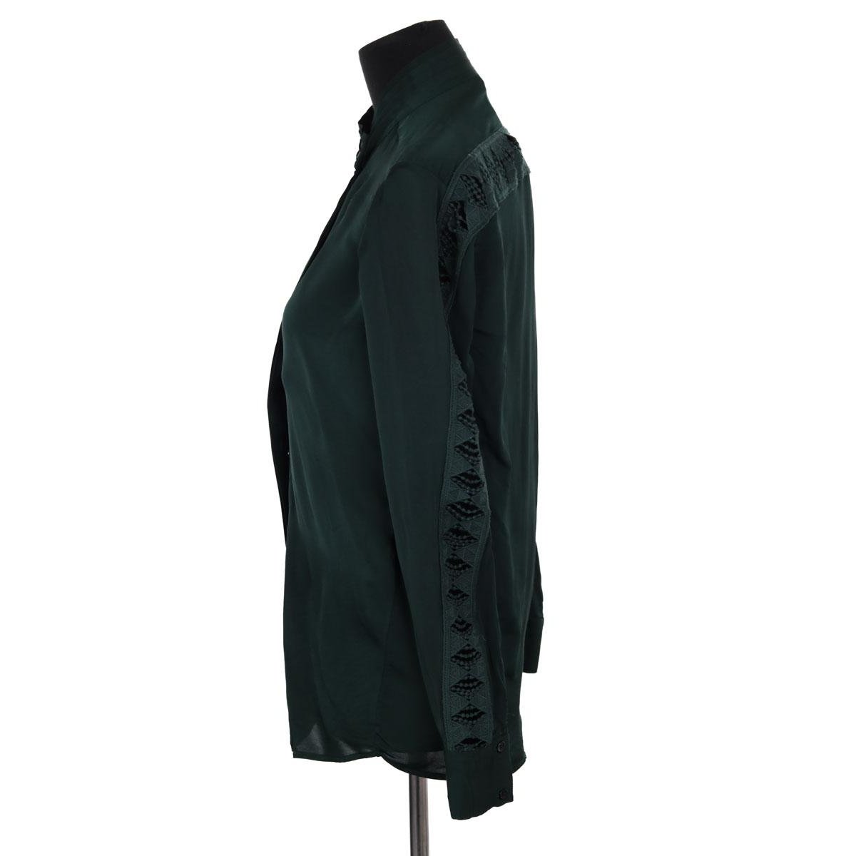 Blouse - Bon État vert, SANDRO
