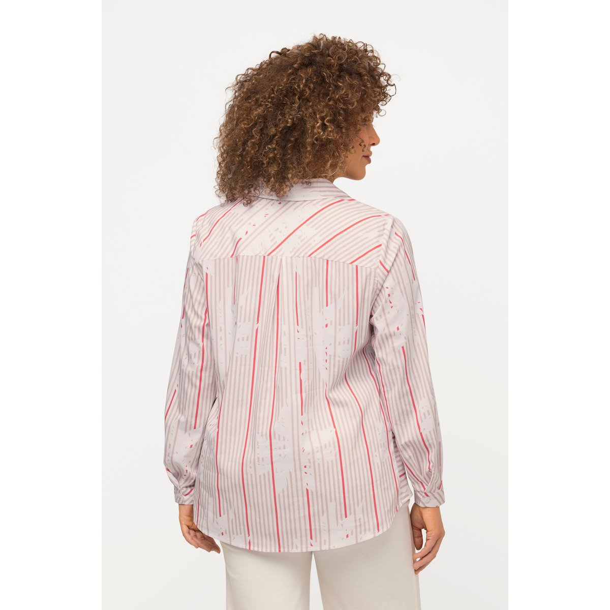 Tunique à manches longues et col chemise. champagne clair, ULLA POPKEN