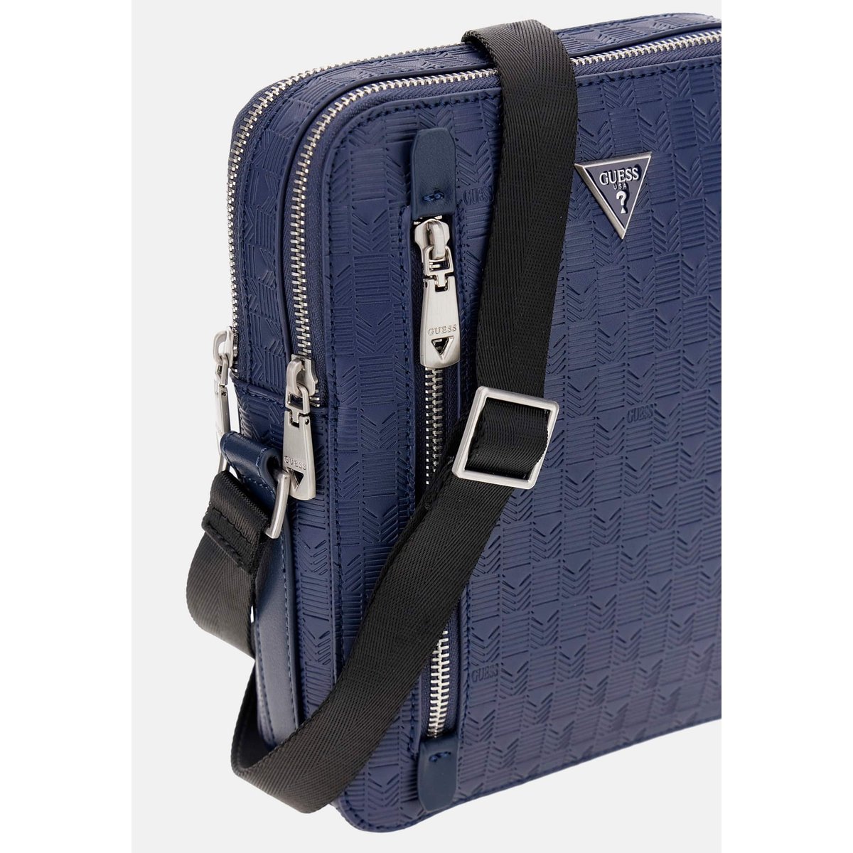 Mini Sac À Bandoulière Torino G Wave bleu, GUESS