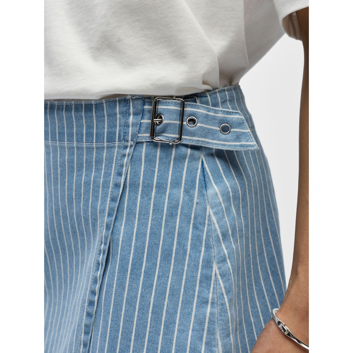 Mini-Jupe light blue denim, OBJECT