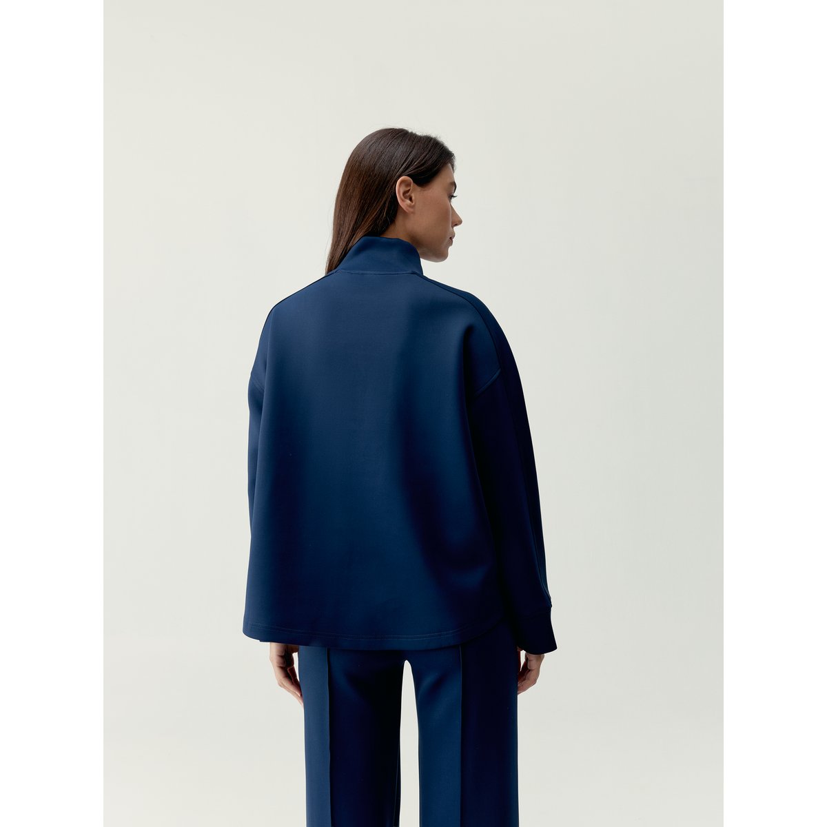 Sweat de sport femme Thashi bleu marin, BORN