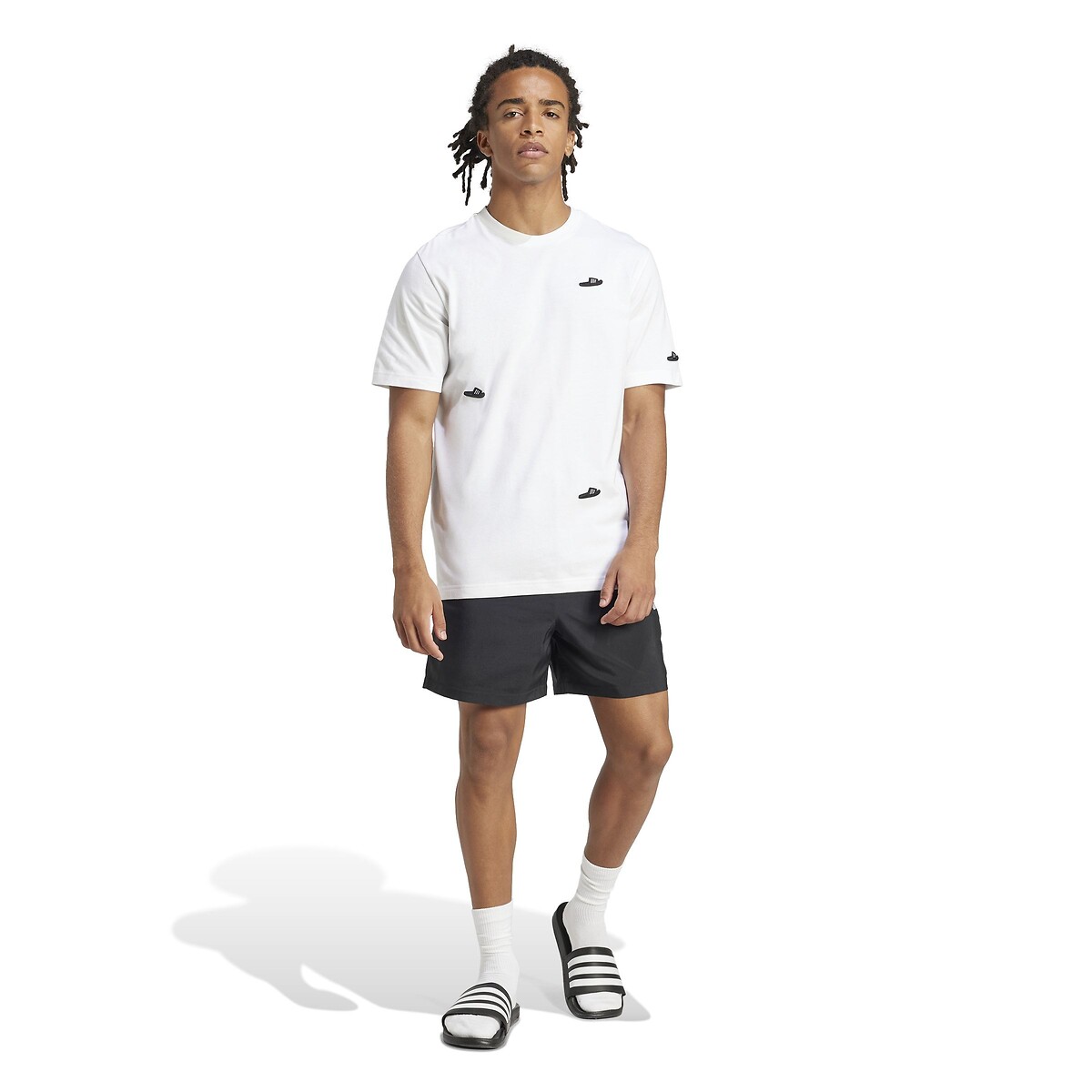 Calções Chelsea com logótipo pequeno, ESSENTIALS preto , ADIDAS SPORTSWEAR
