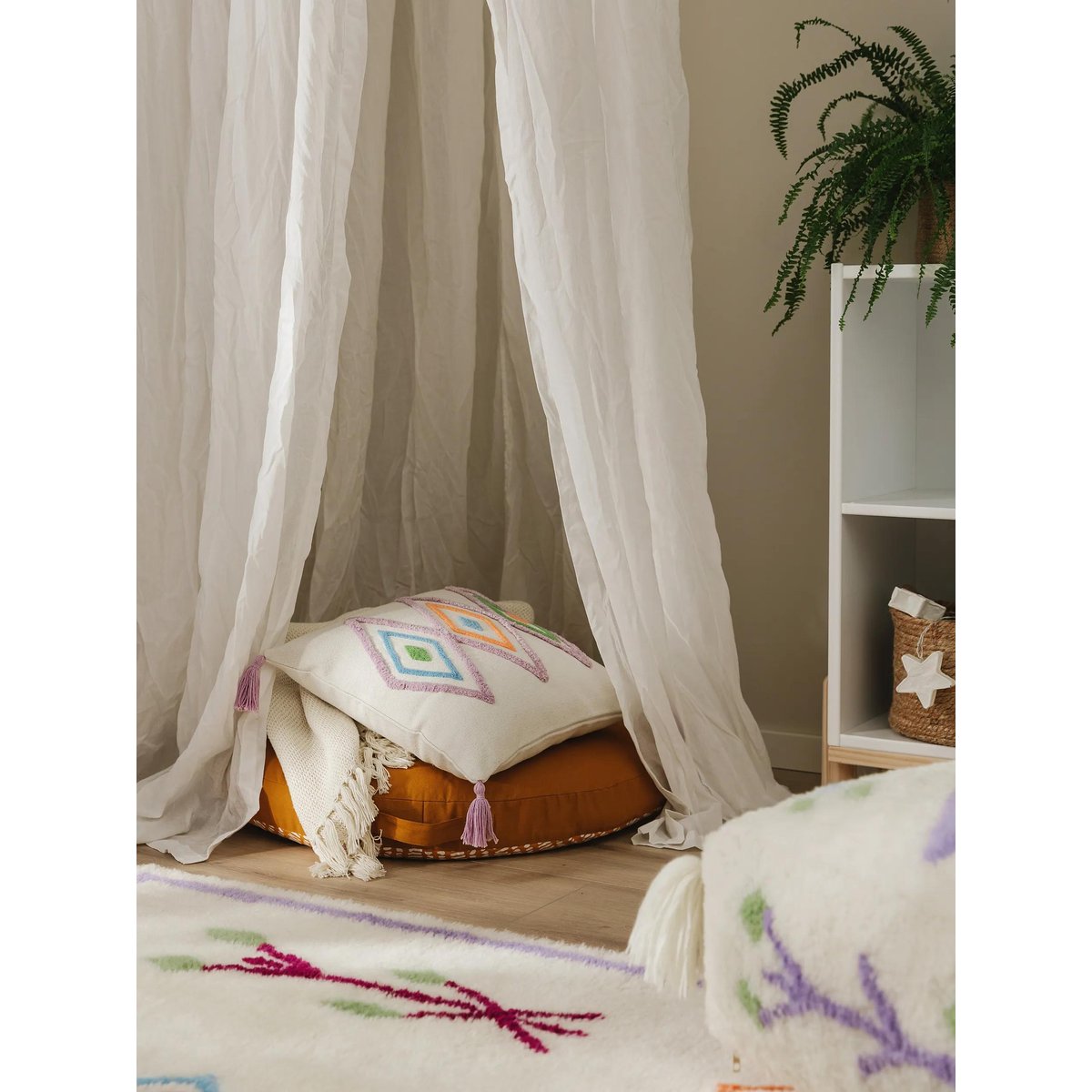 Housse de coussin fait main MALIKA multicouleur, BENUTA