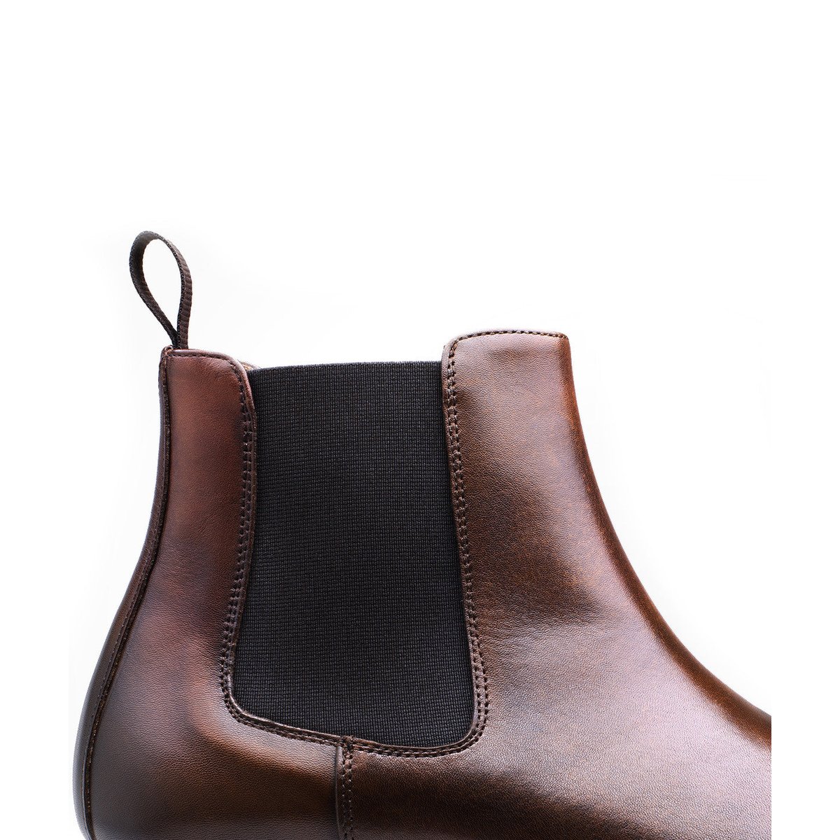 Bottines cuir CHELSEA marron, FINSBURY