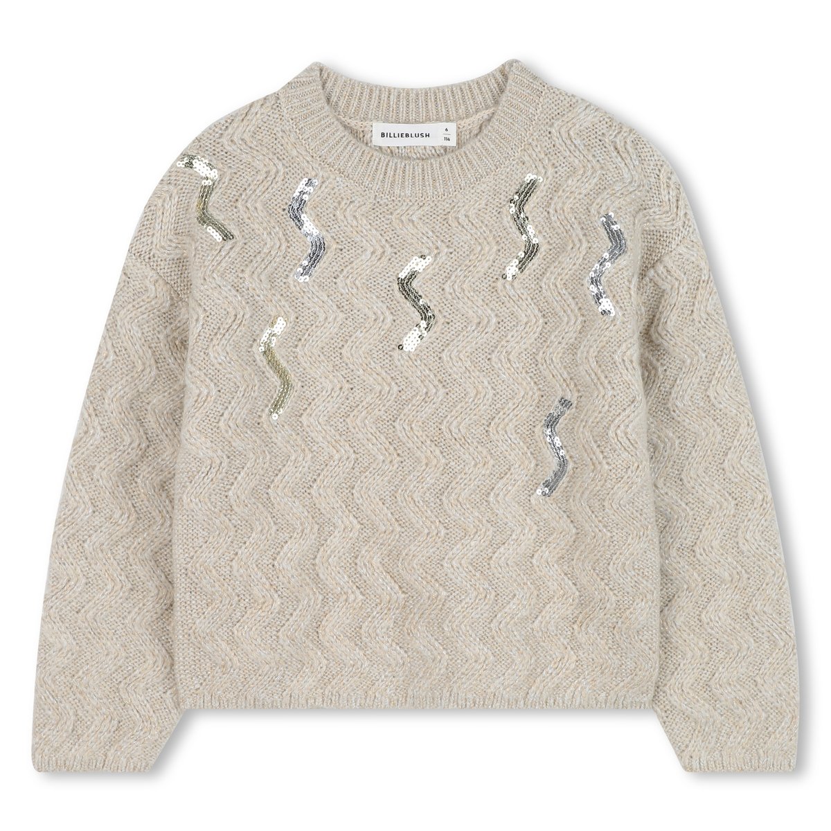Pull en tricot dore clair, BILLIEBLUSH