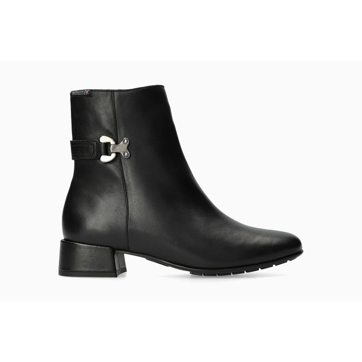 Bottines en cuir JOHANA noir p5150384, MEPHISTO