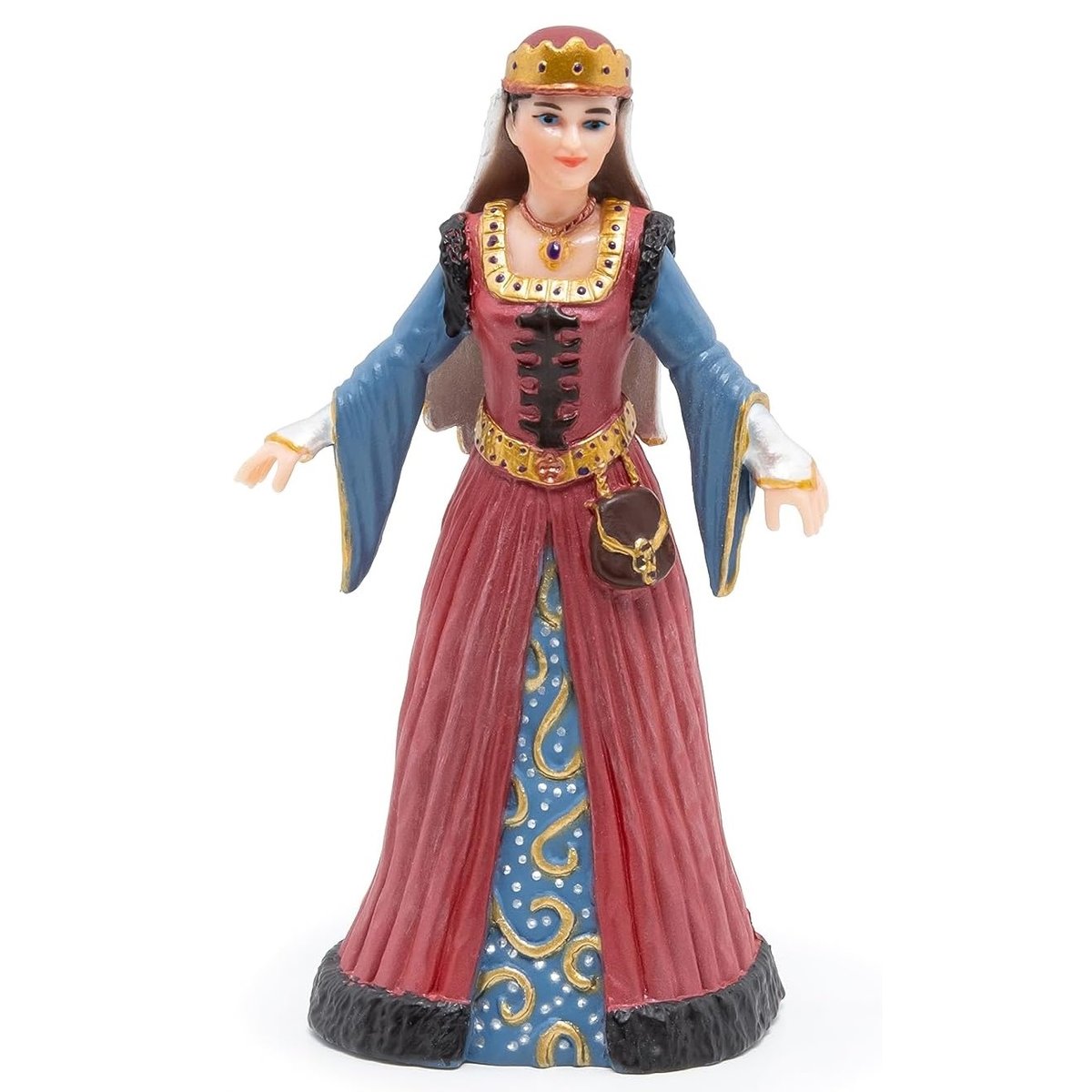 Figurine Reine médiévale rouge, PAPO