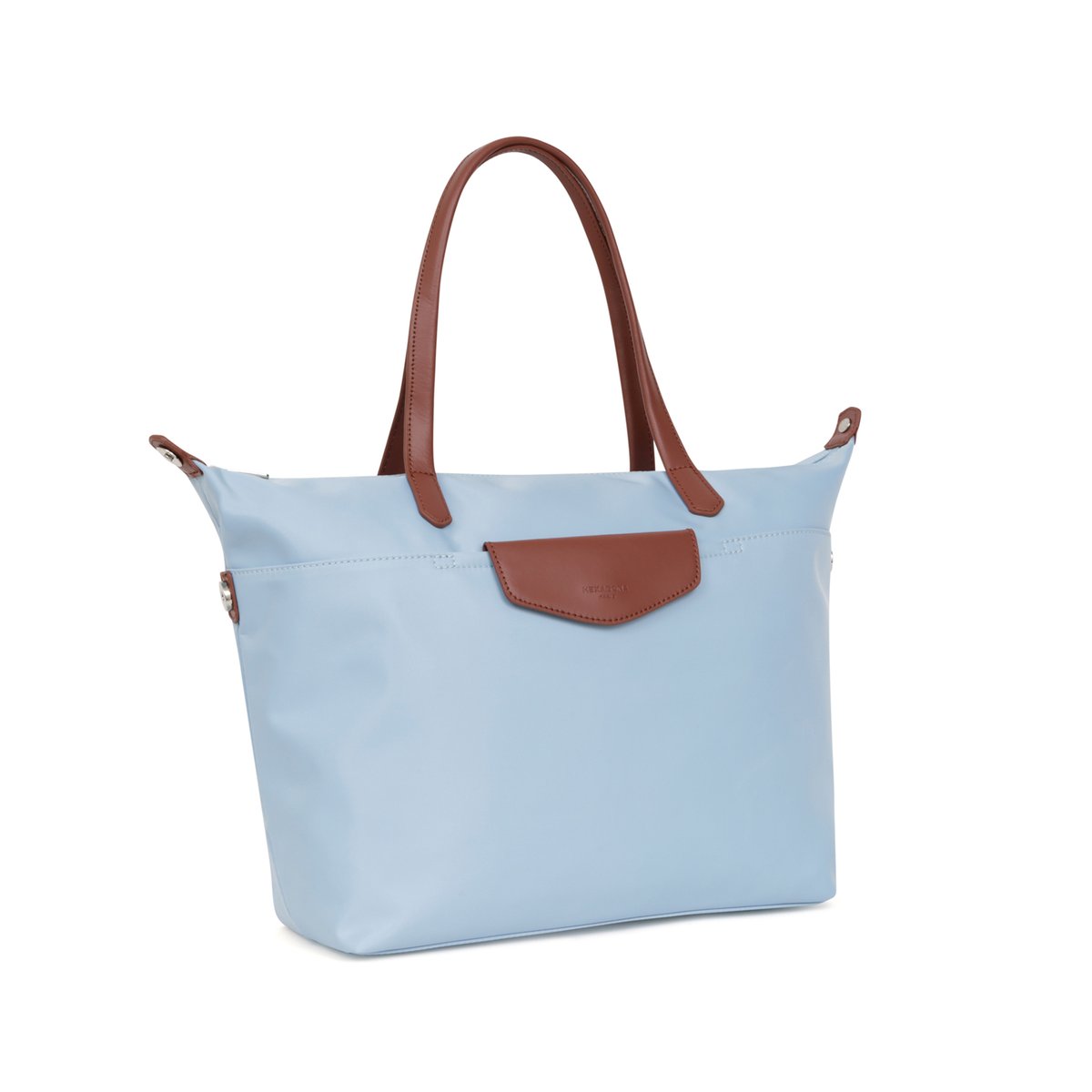 Sac cabas porté épaule POP bleu ciel, HEXAGONA