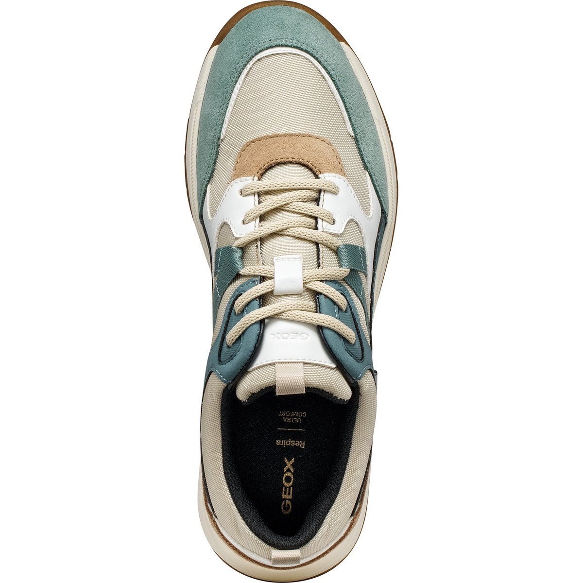 Baskets D BERINIKE B ABX beige clair/bleu aviateur clair, GEOX