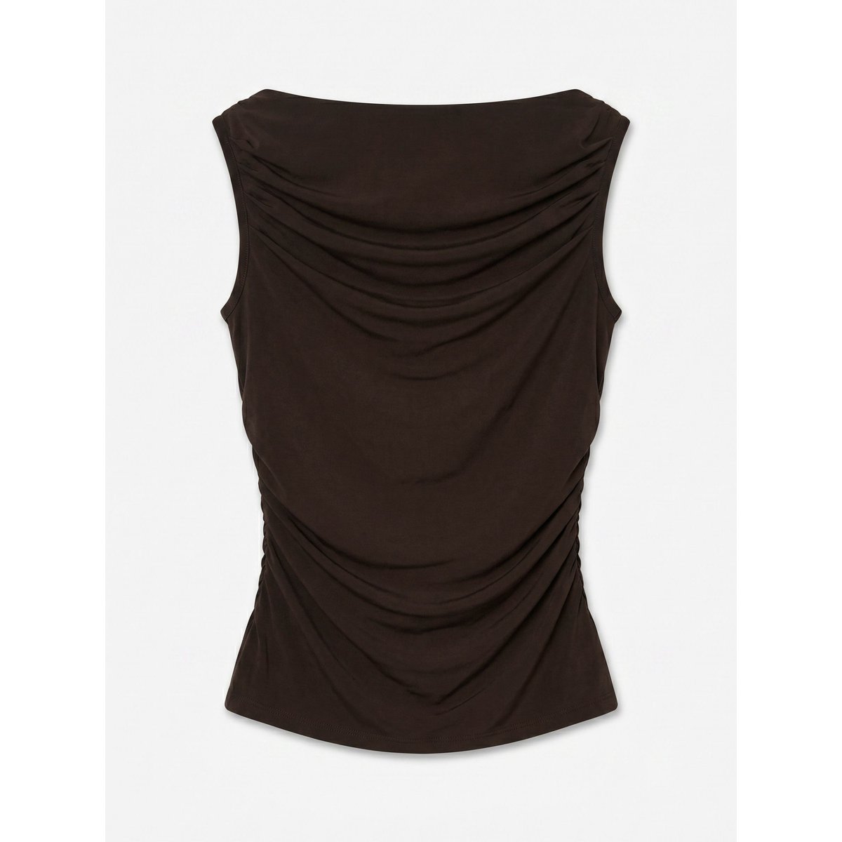 Top chocolate brown, VERO MODA