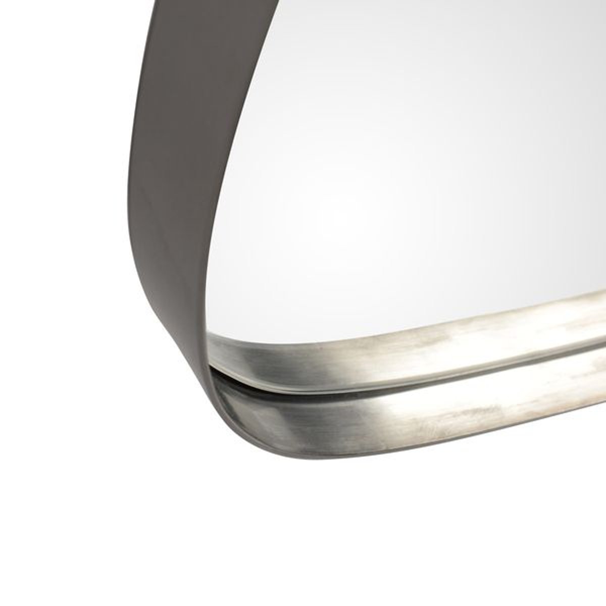 Miroir étain PM gris argent, ZAGO