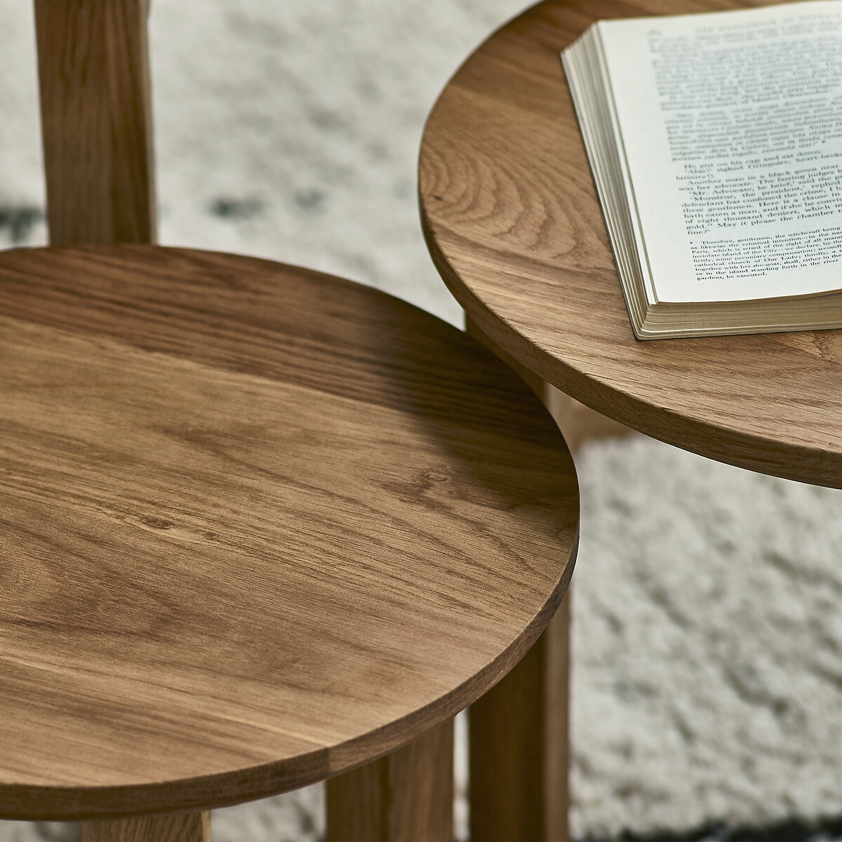 Nyra Oak Nest Of Tables (Set of 3) oak, SO'HOME