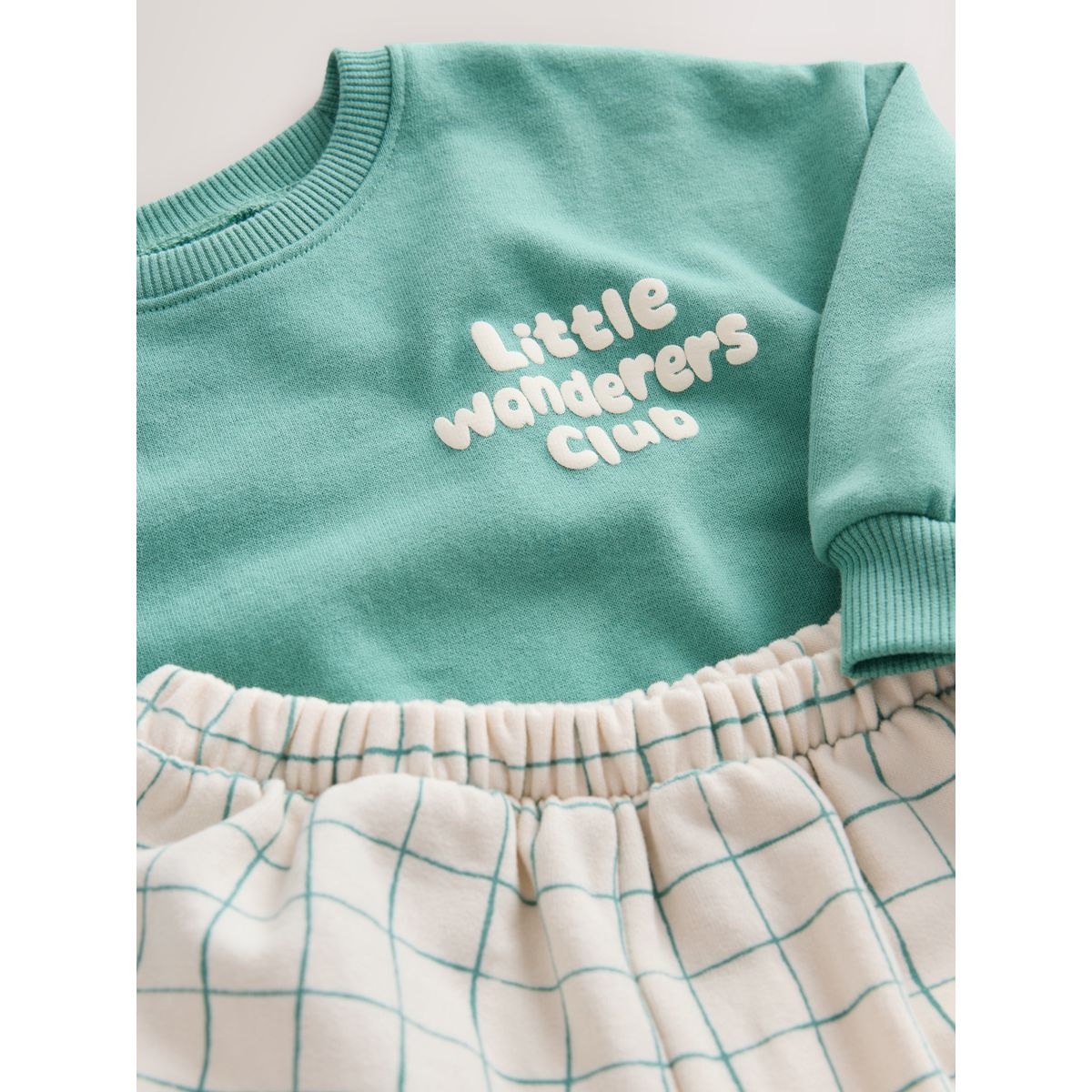Ensemble sweat et pantalon bouffant club des petits vagabonds verts, NEXT