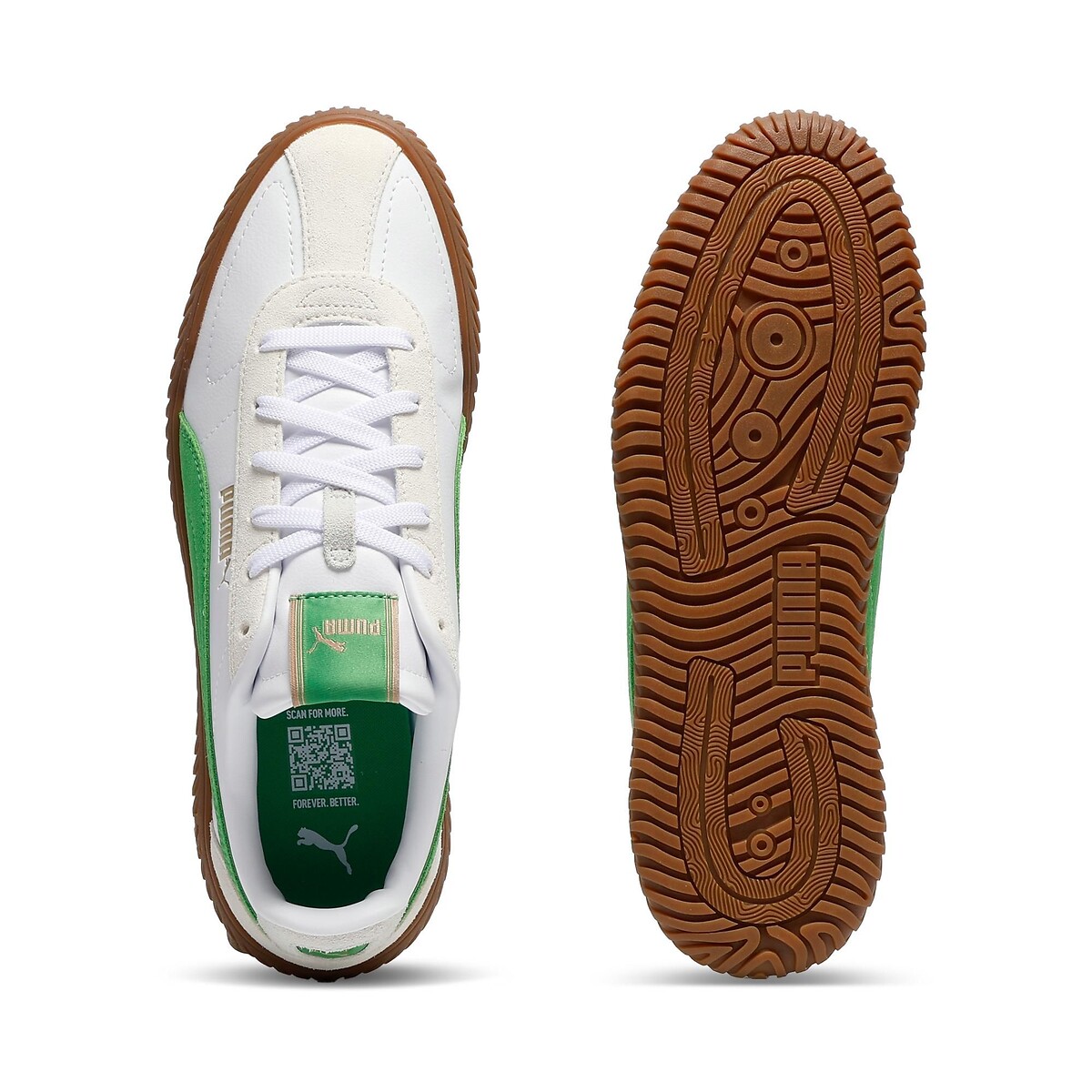 Baskets Club Kayzer OG blanc/vert, PUMA