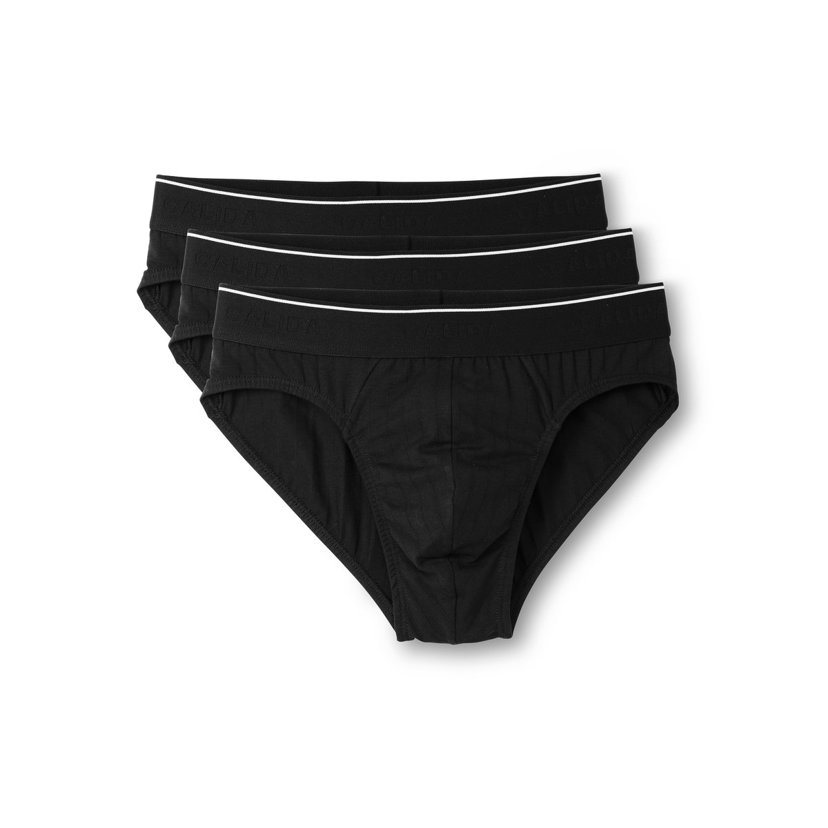 Slip, pack avantage Coton PURE & STYLE noir, CALIDA