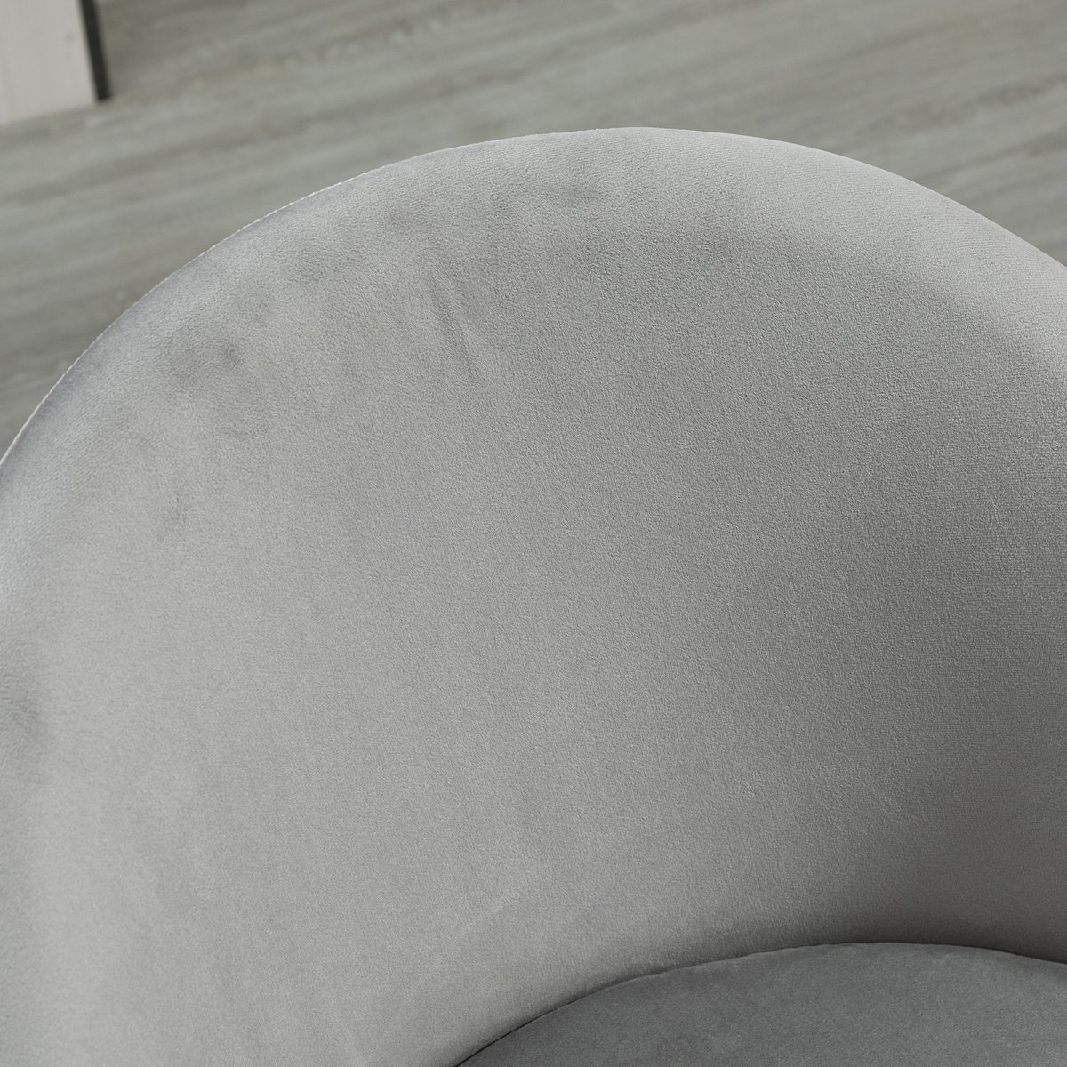 Chaise de salle à manger Velours multicolore bleu, gris clair, gris foncé, jaune, HOMCOM