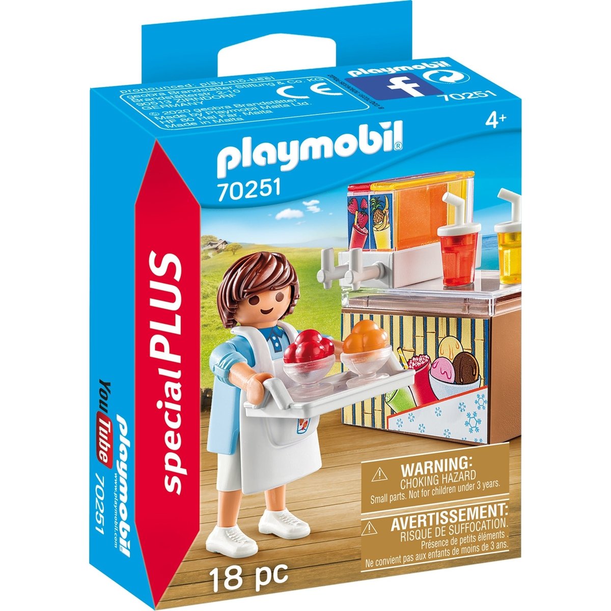 Vendeur de sorbets multicolore, PLAYMOBIL