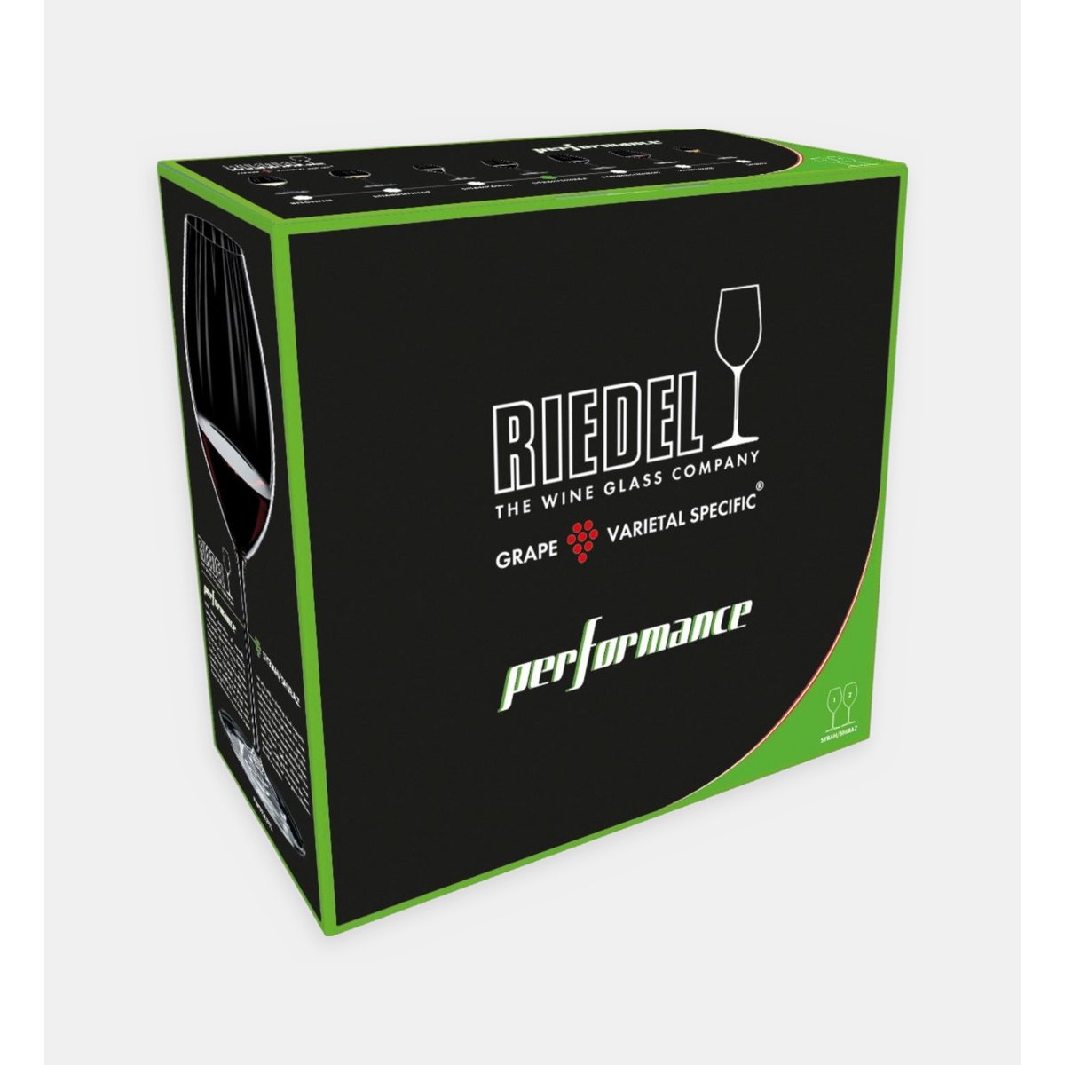 Lot de 2 verres à pied syrah/shiraz transparent, RIEDEL