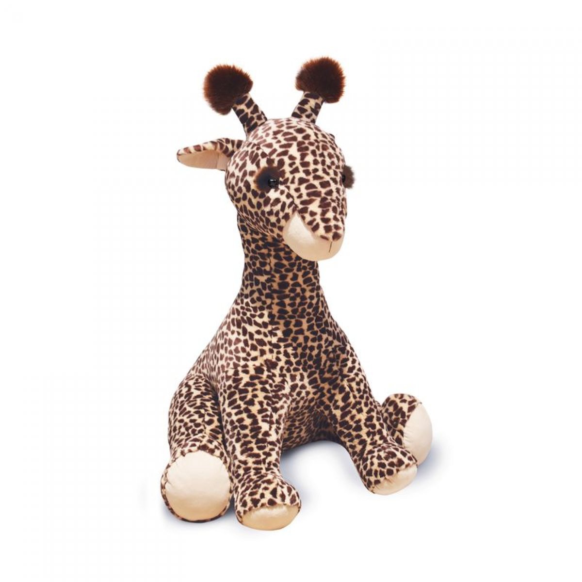 Peluche Lisi la girafe naturelle XXL marron, HISTOIRE D'OURS