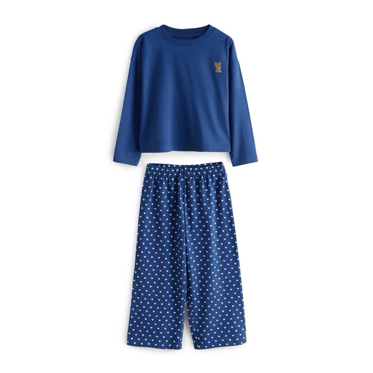 Pyjama long et large, lot de 3 rose/bleu, NEXT