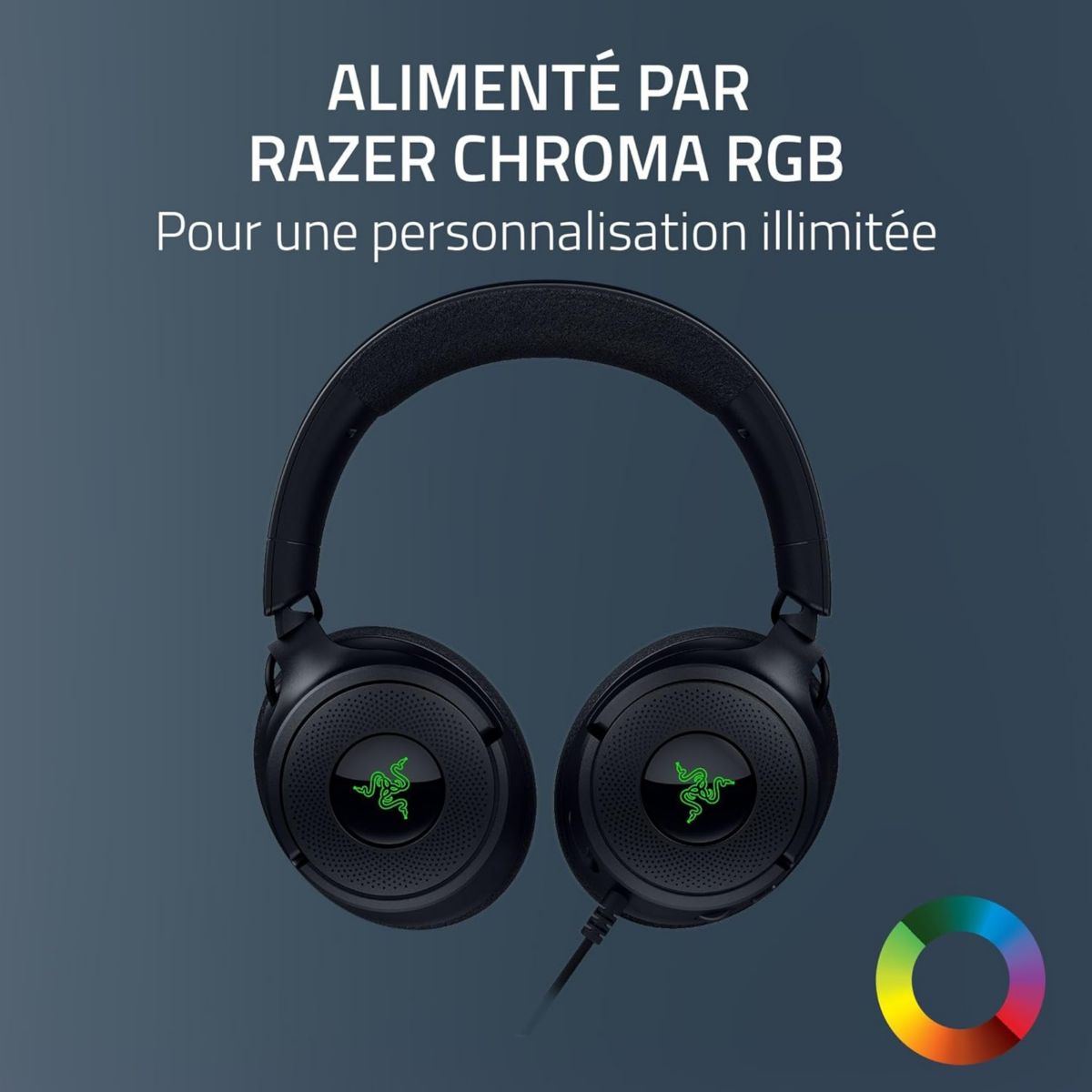Casque gamer Kraken V4 X couleur unique, RAZER