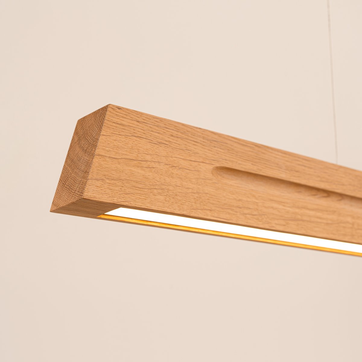 Suspension Bois Chêne LED 1 Skog chêne, EDEN