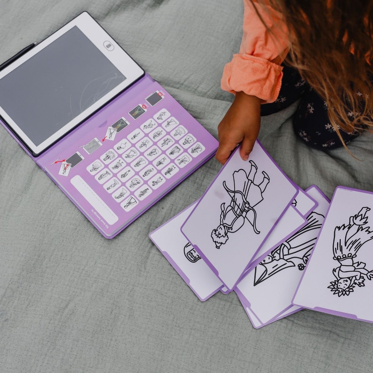 Tablette à dessin violet, KIDYWOLF