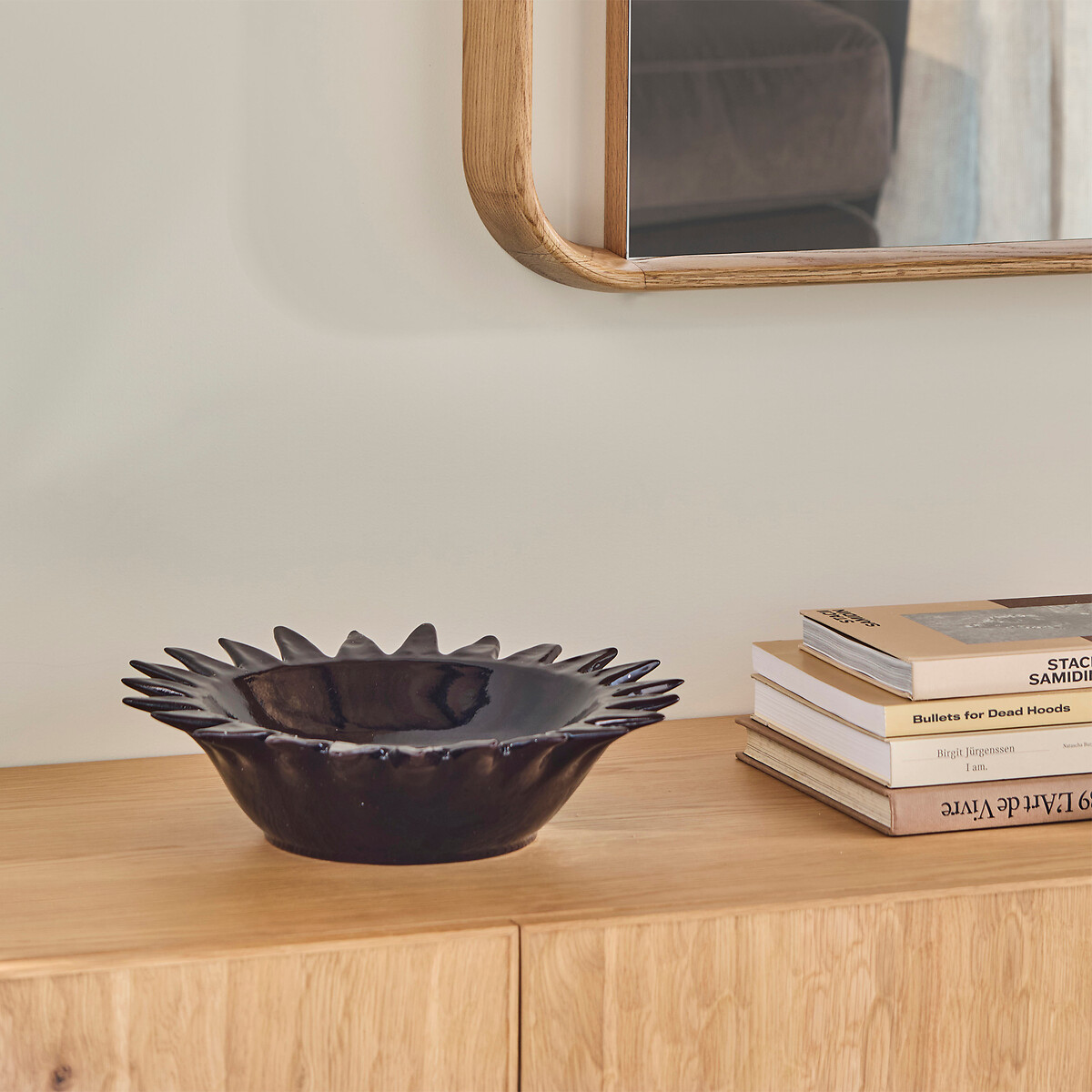 Ceramic Dish,Solea chocolate, AM.PM