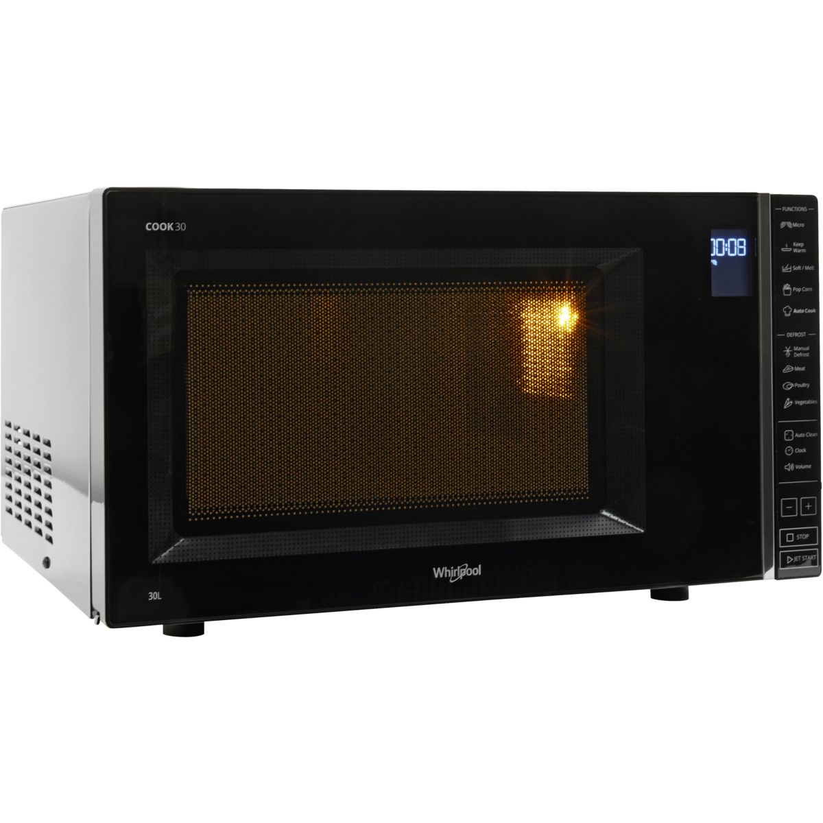 Micro ondes MWP301B noir, WHIRLPOOL