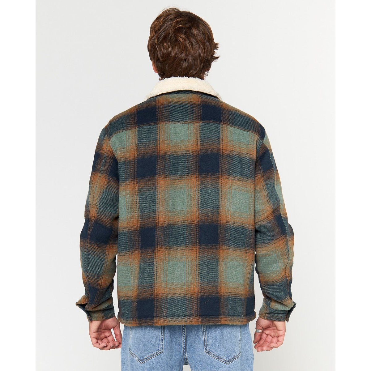 Veste Bells Sherpa vert cactus, RIP CURL