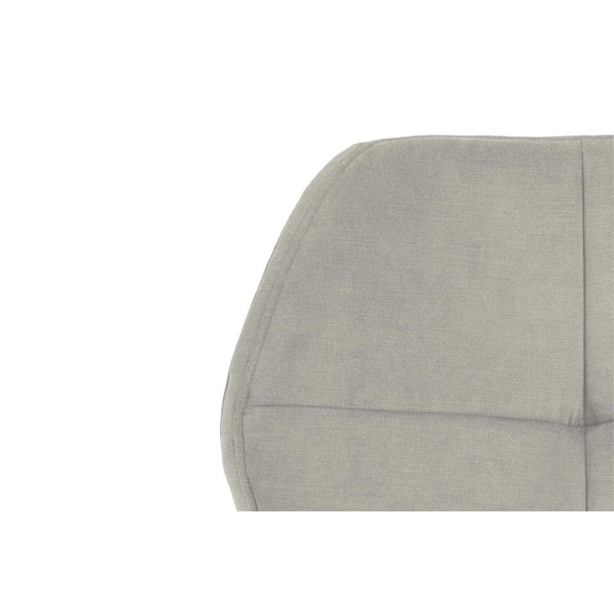Chaises de salle à manger en tissu (lot de 2) - PETRA crème, HELLIN, DEPUIS 1862