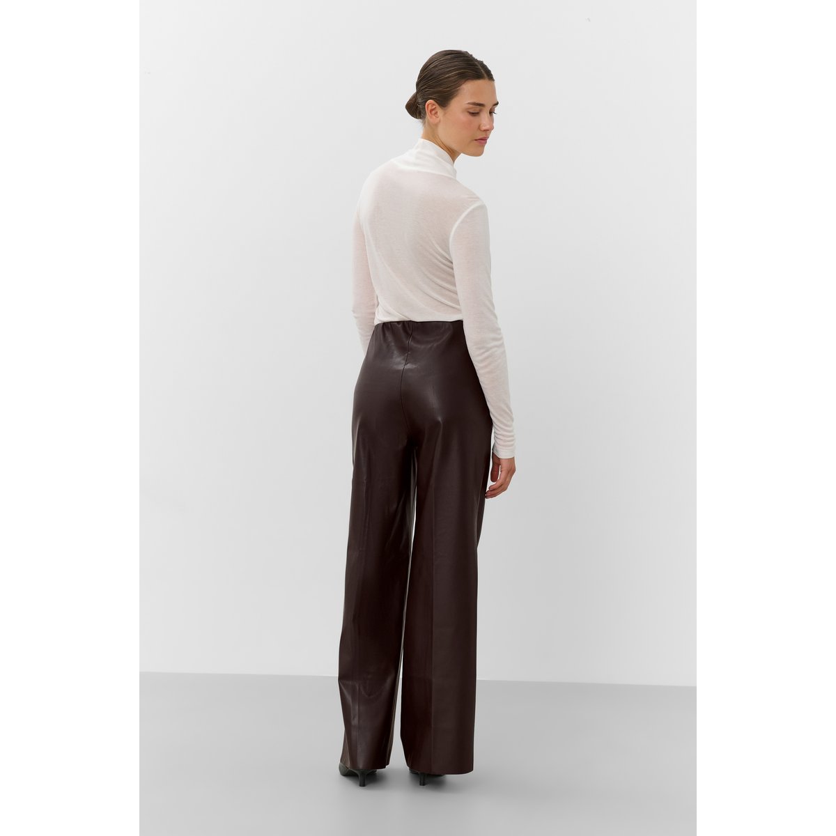 Pantalon Tricoté marron chocolate torte, SOAKED IN LUXURY