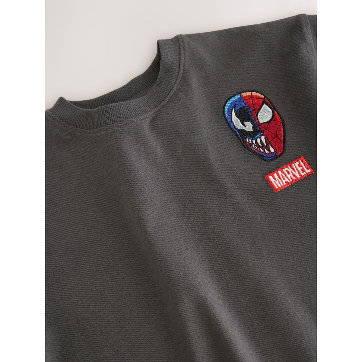 T-shirt marvel impression arrière grey venom, NEXT