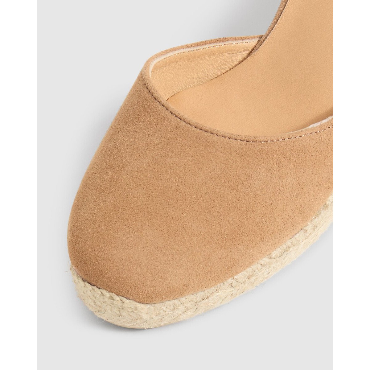 Bruna Canvas Wedge Espadrilles peach, CASTANER