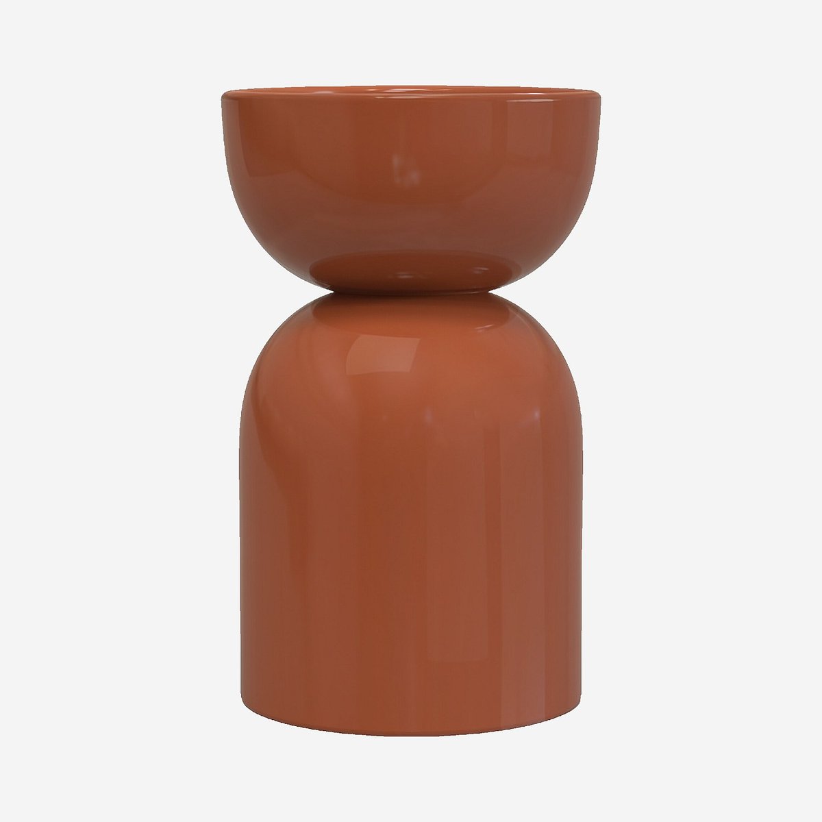 Table d'appoint en métal RAMATA rouge, HABITAT
