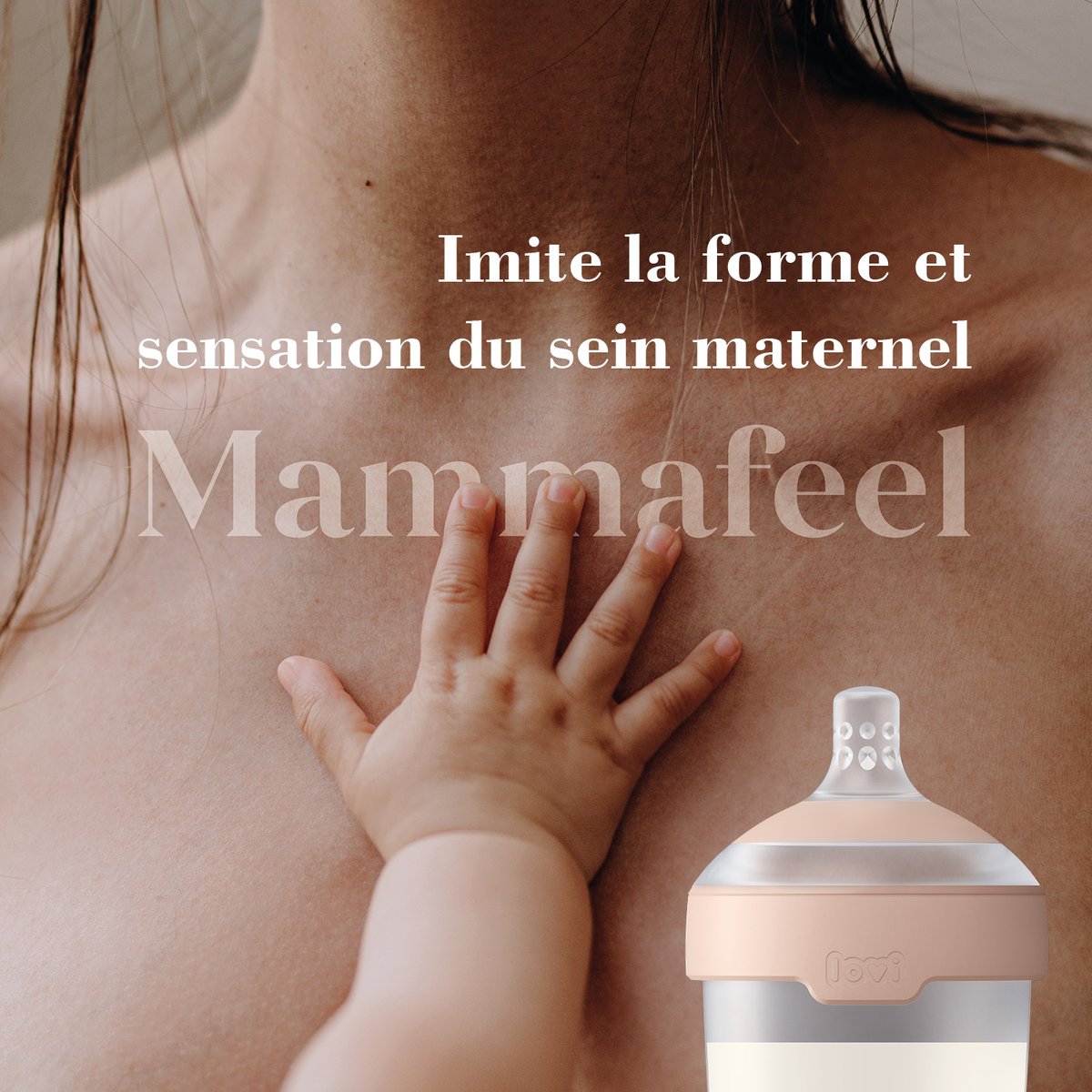 Tétine Dynamique Mammafeel MAISON SEVIRA blanc, DIFRAX