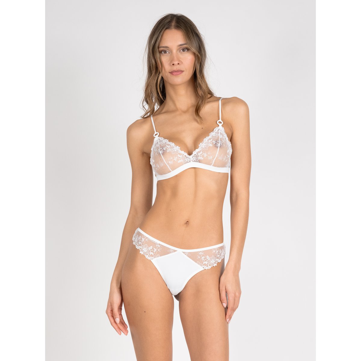 Soutien-gorge corbeille sans armatures sans coques CALYPSO blanc, PASSIONATA