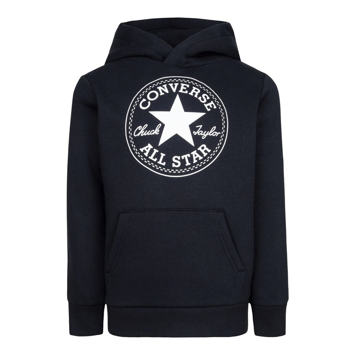 Felpa corta con cappuccio Converse La Redoute