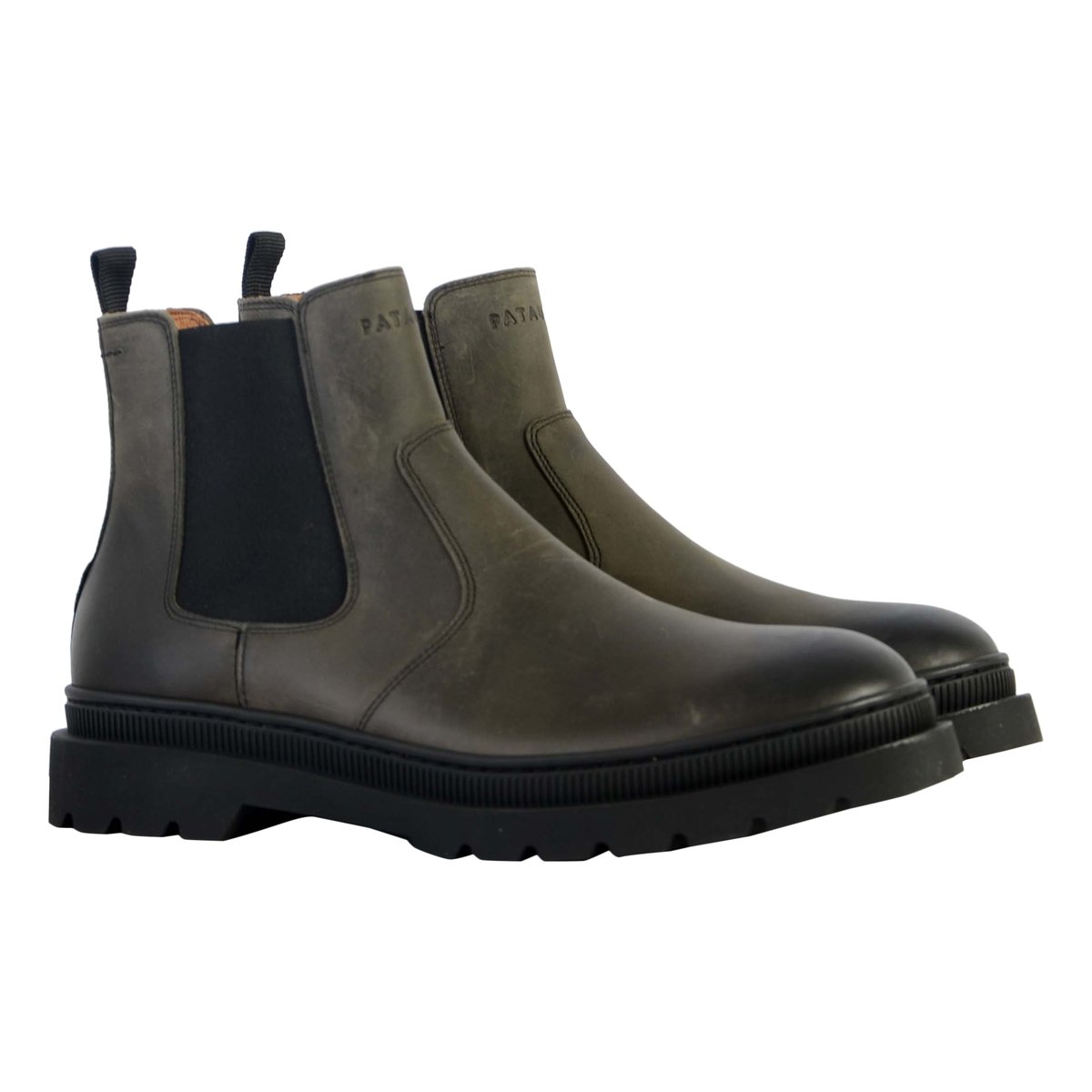 Bottine Cuir Vitus gris, PATAUGAS