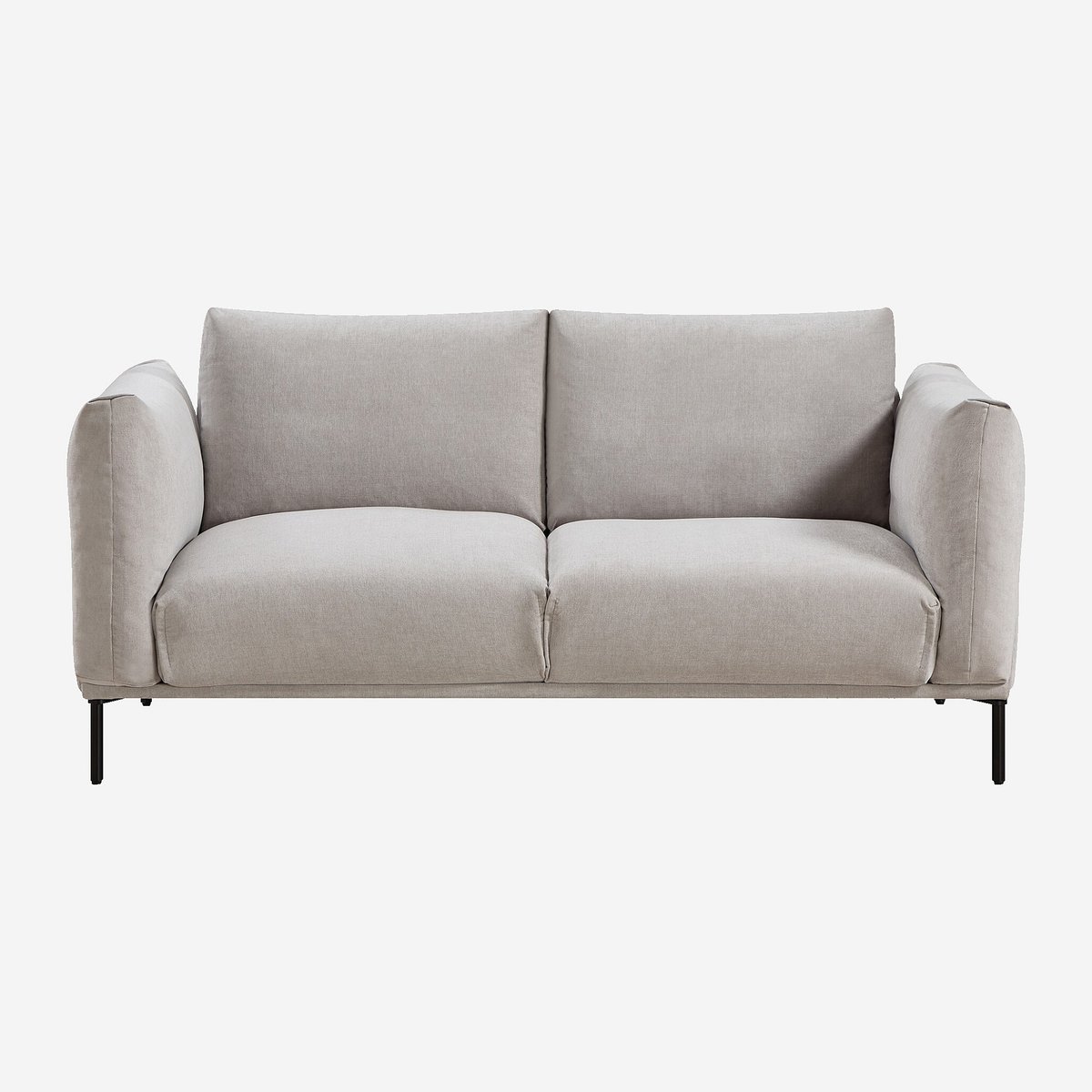 Canapé en tissu AMAMI gris, HABITAT