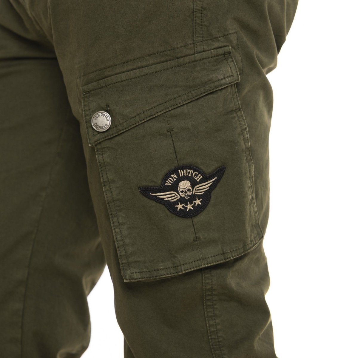 Pantalon Cargo BATTLE kaki, VON DUTCH