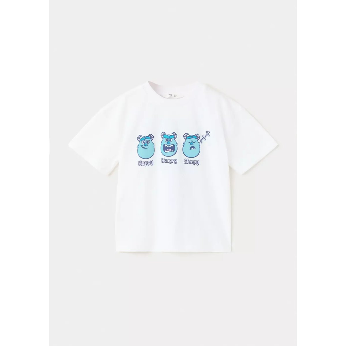 T-shirt Monstres & Cie blanc, MANGO BABY