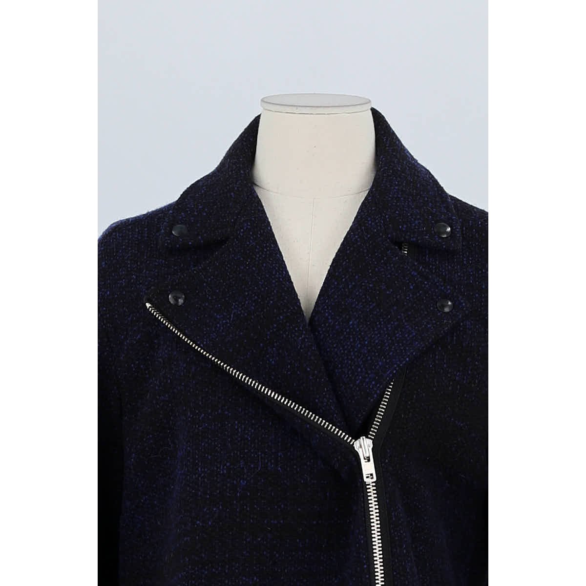 Manteau - Très Bon État marine, SANDRO