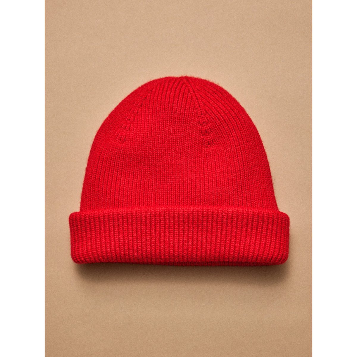 Bonnet mixte en laine - Cyrillus X les 3 Tricoteurs rouge, CYRILLUS